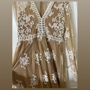 Long Embroidered Dress